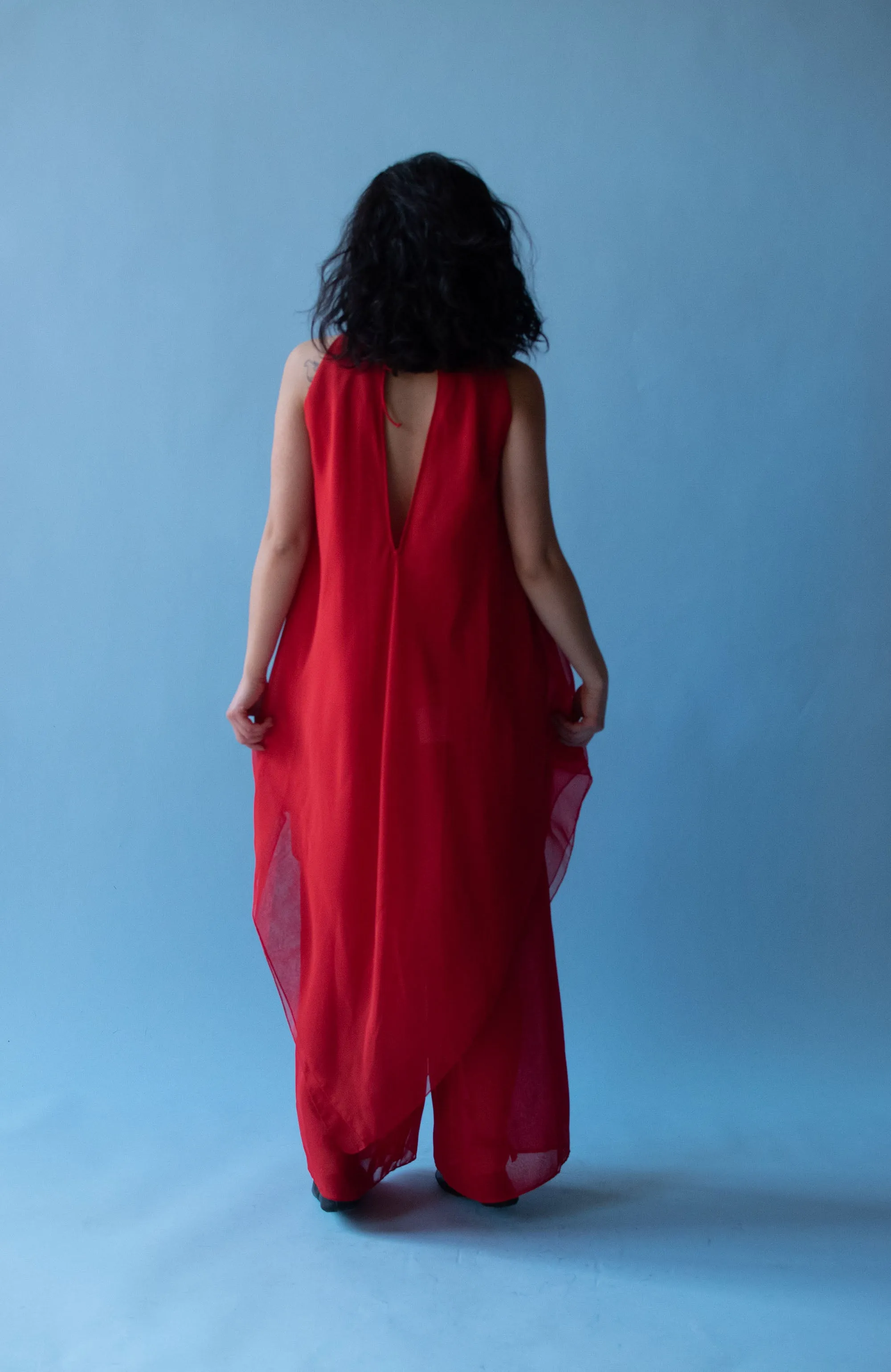 1970s Chiffon Pants Set | Albert Capraro