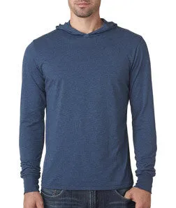 3512 Bella   Canvas Unisex Jersey Long-Sleeve Hoodie Heather/ Navy