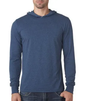 3512 Bella   Canvas Unisex Jersey Long-Sleeve Hoodie Heather/ Navy
