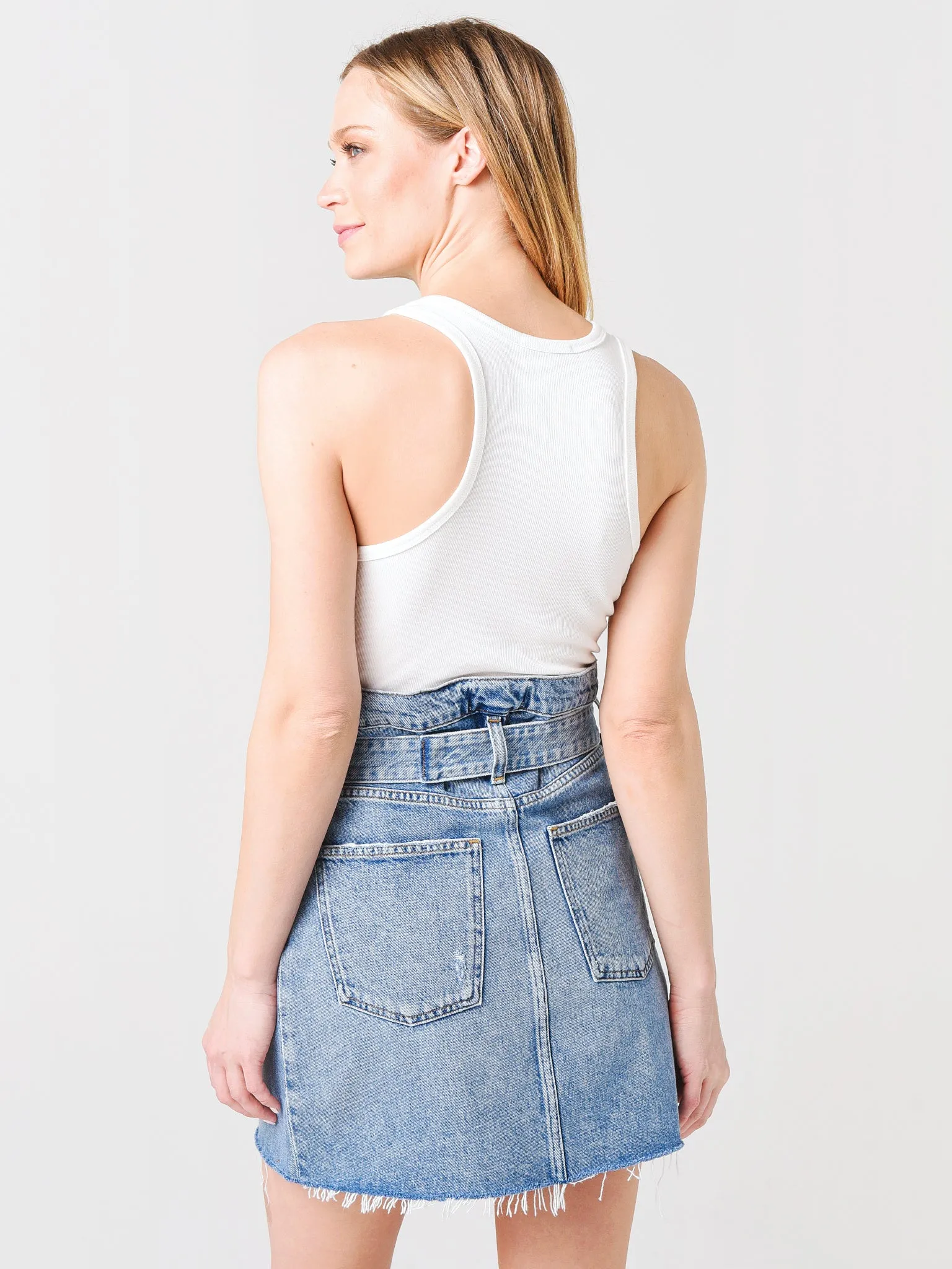 Agolde Women's Rib Tank Bodysuit