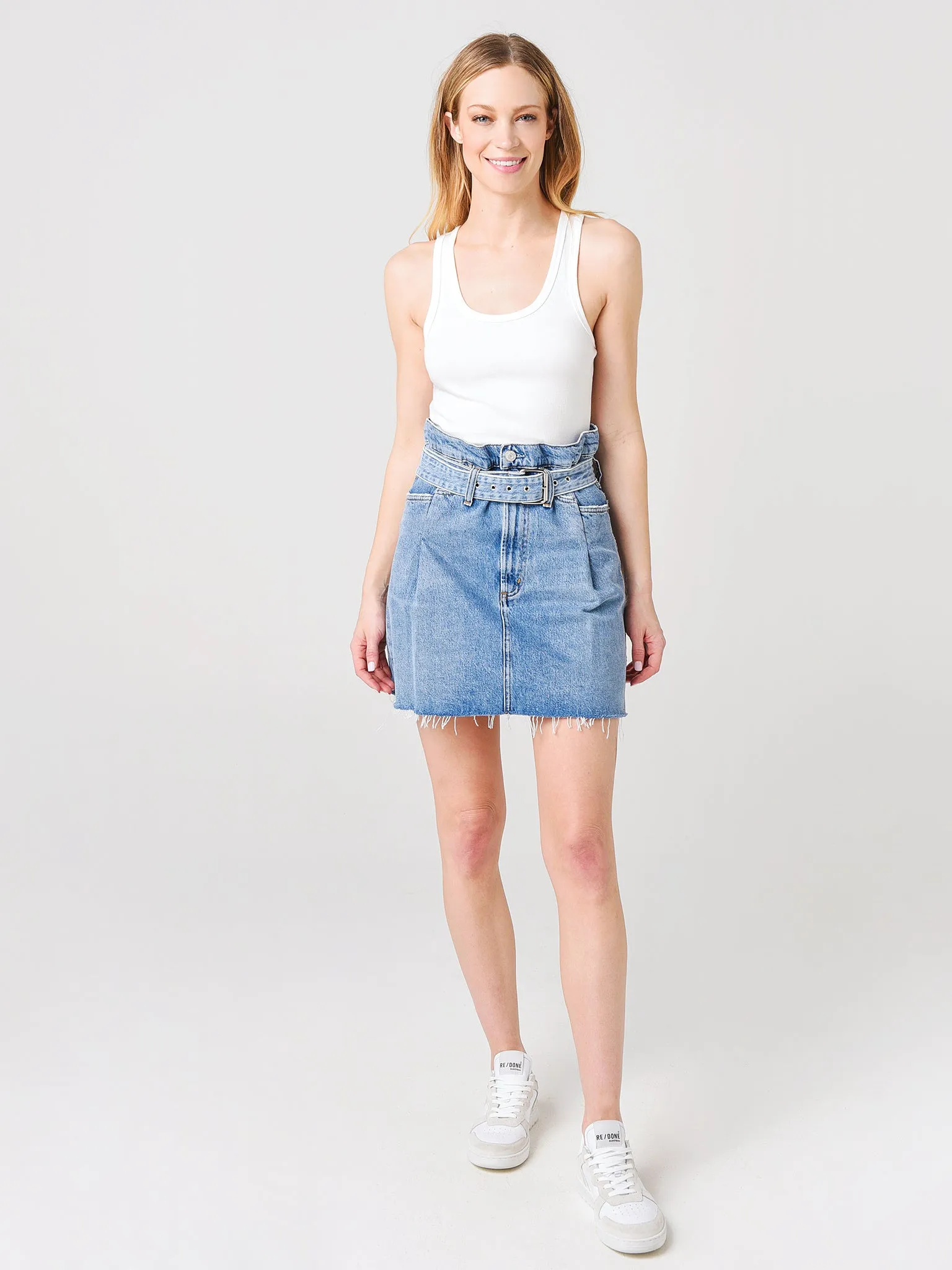 Agolde Women's Rib Tank Bodysuit