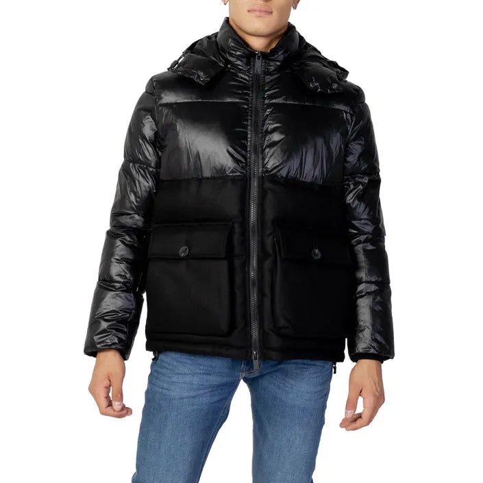Antony Morato Men's Puff Pocketed Black Jacket
