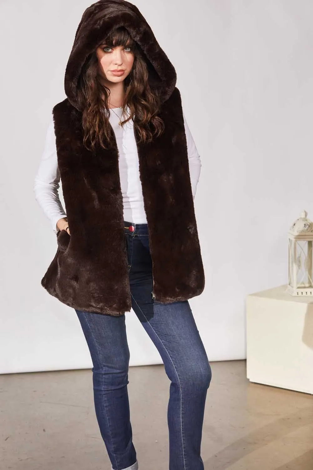 ART Faux Fur Gilet