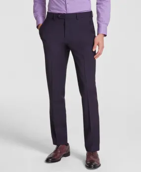 Bar Iii Mens Slim fit Dress Pants 34 / 32 Purple Solid Stretch