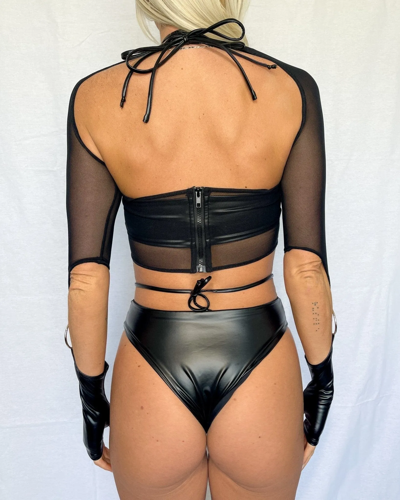 Black Mesh O-Ring Sleeves