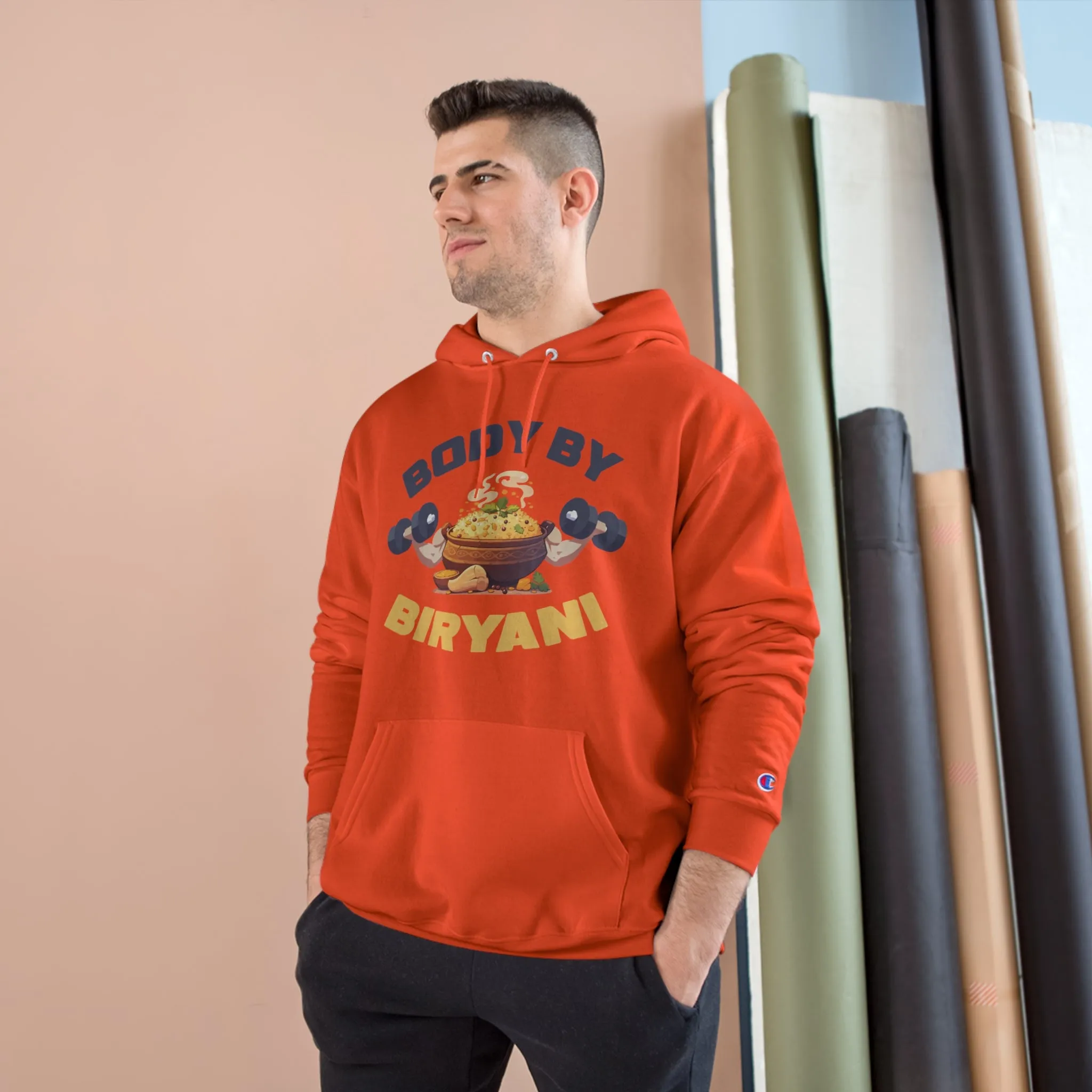 Body By Biryani Champion Hoodie