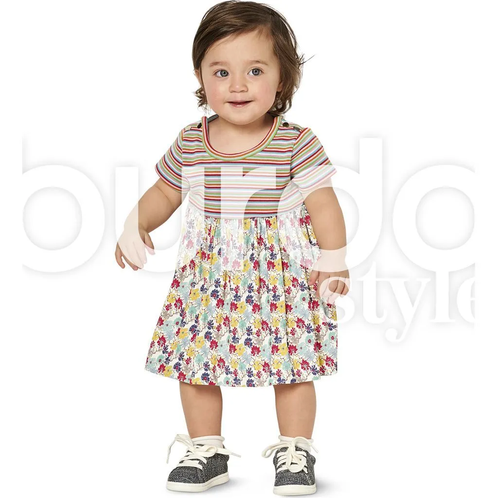 Burda Style Pattern B9347 Baby's Dress and Bodysuit