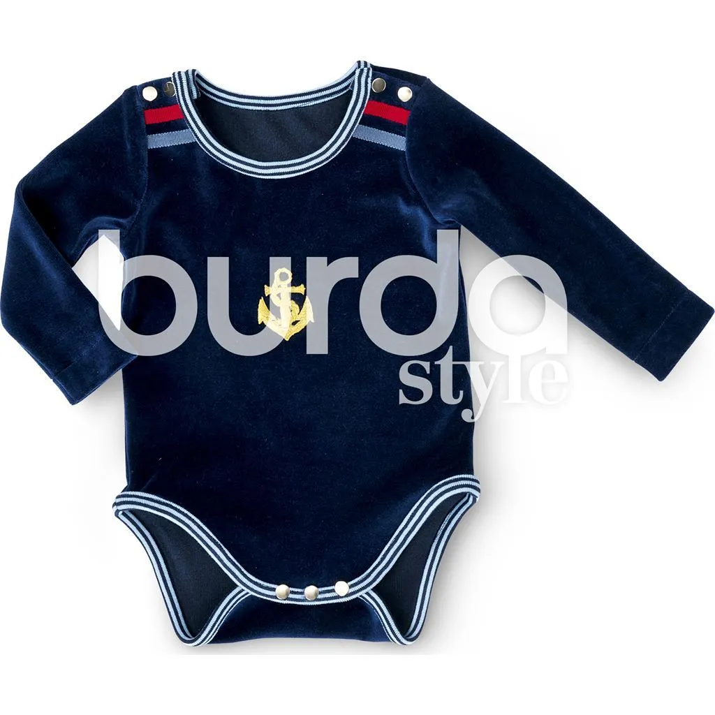 Burda Style Pattern B9347 Baby's Dress and Bodysuit