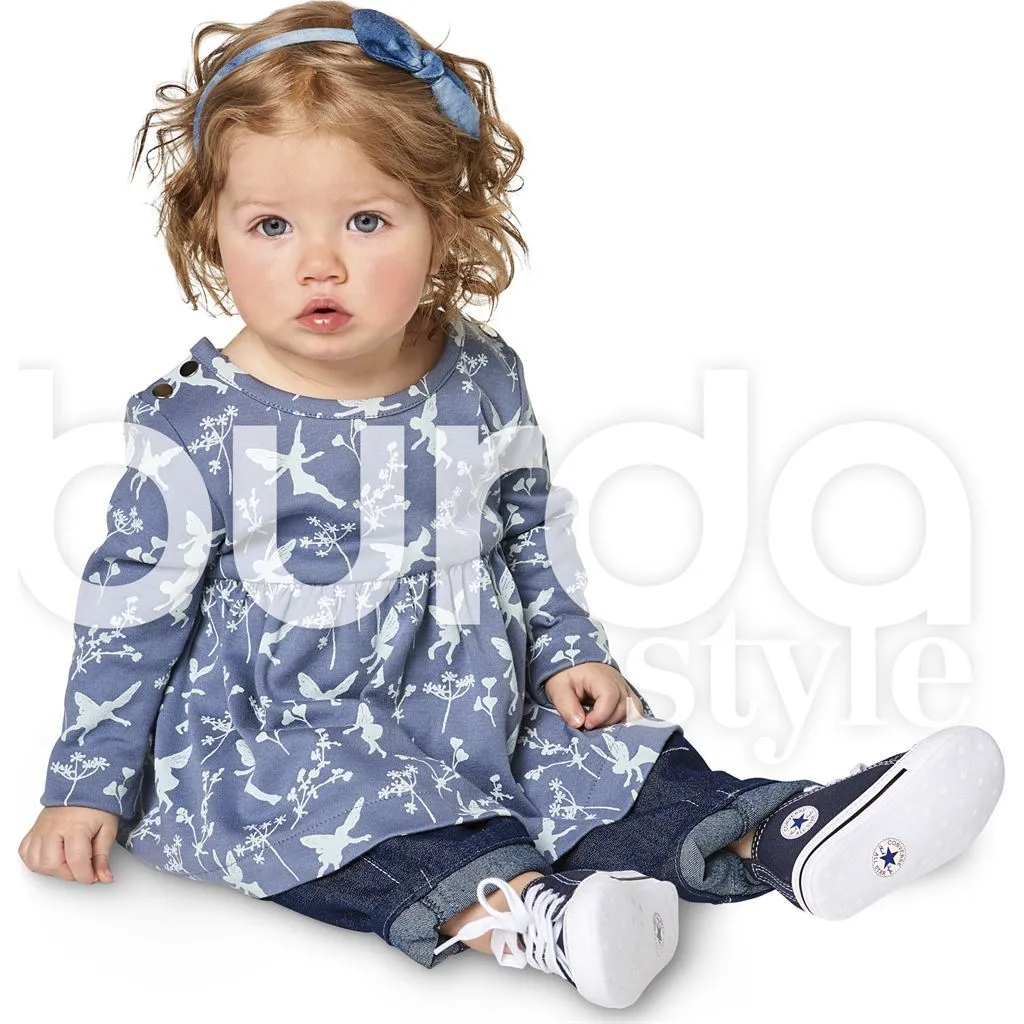 Burda Style Pattern B9347 Baby's Dress and Bodysuit
