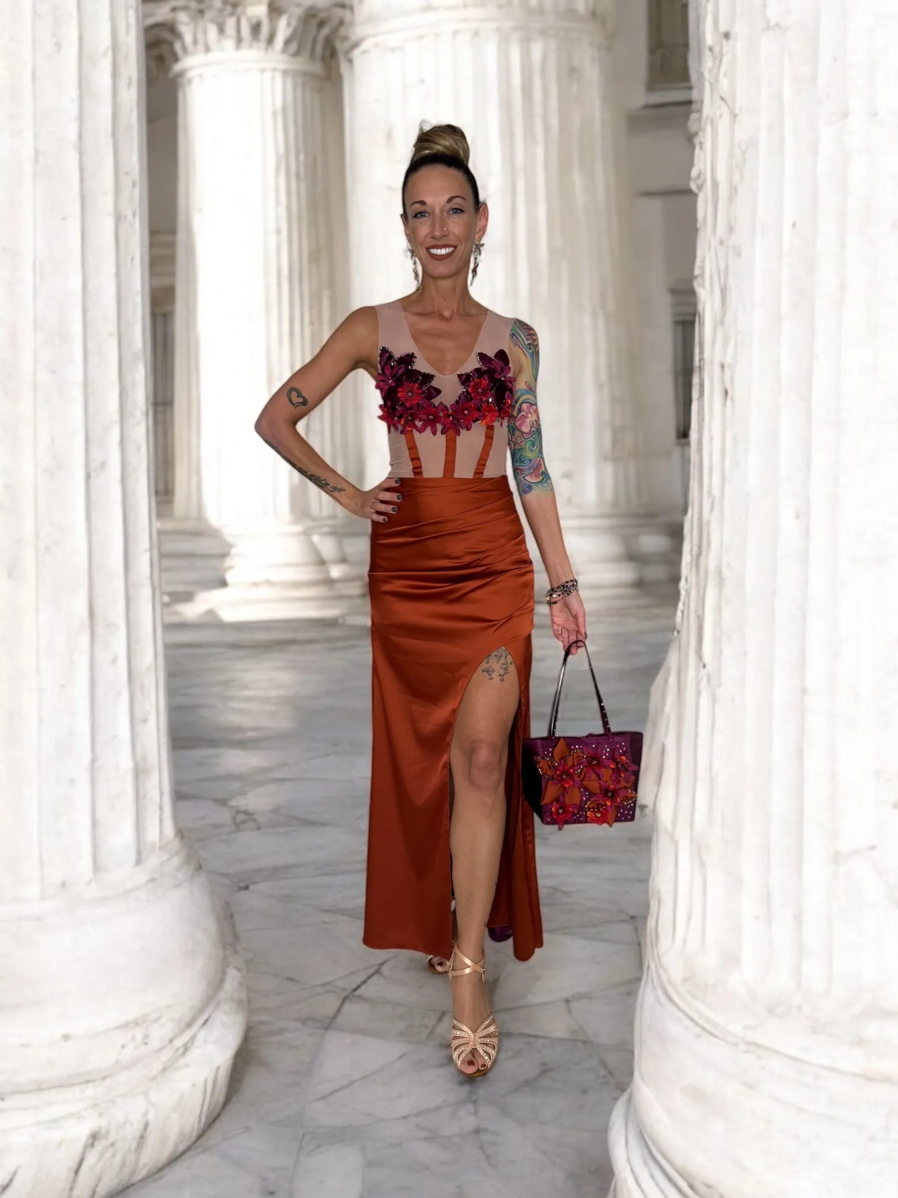 Celestial Ember Gown Evening Wear Separates Ballet Inspired Prom Dress