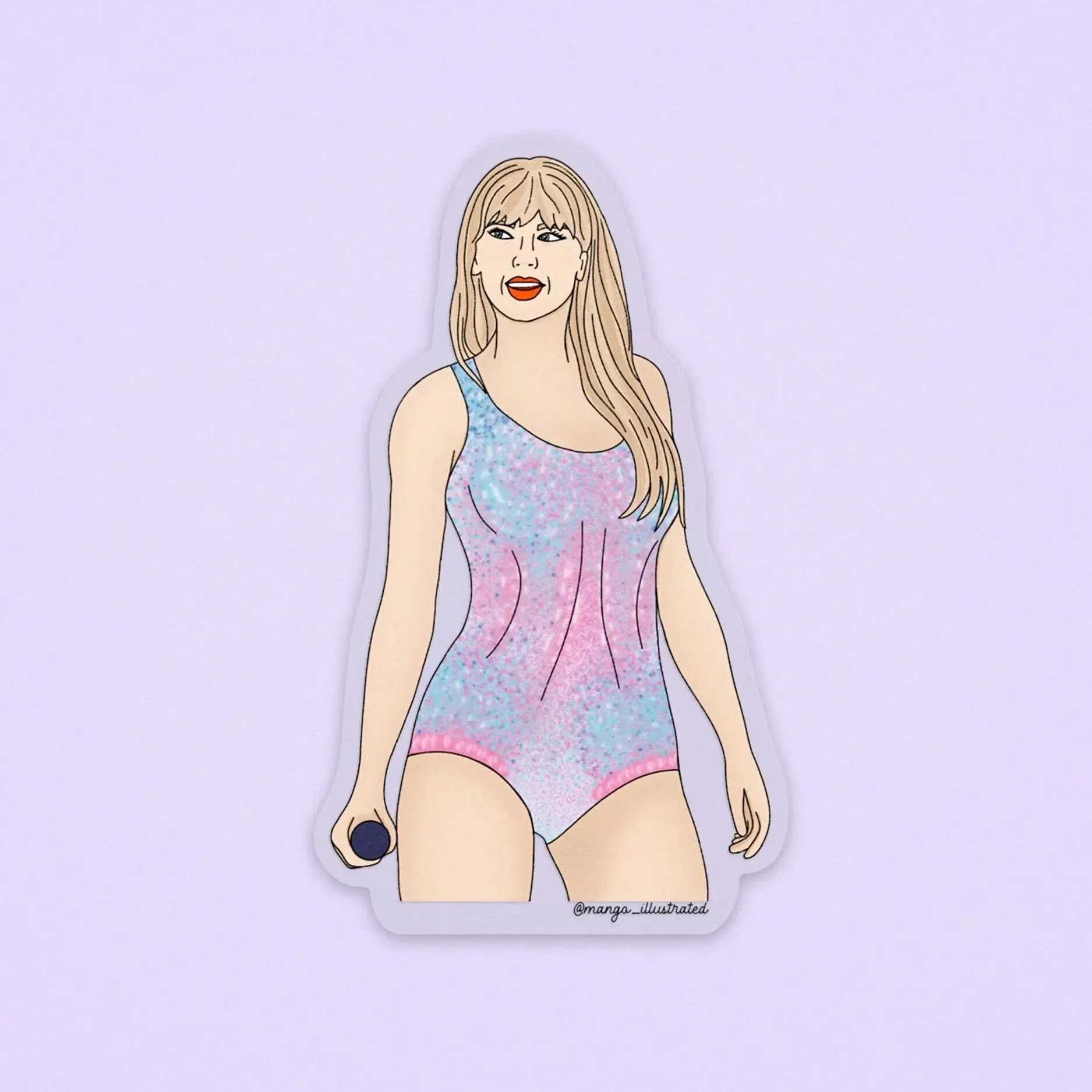 CLEAR Eras Tay sticker