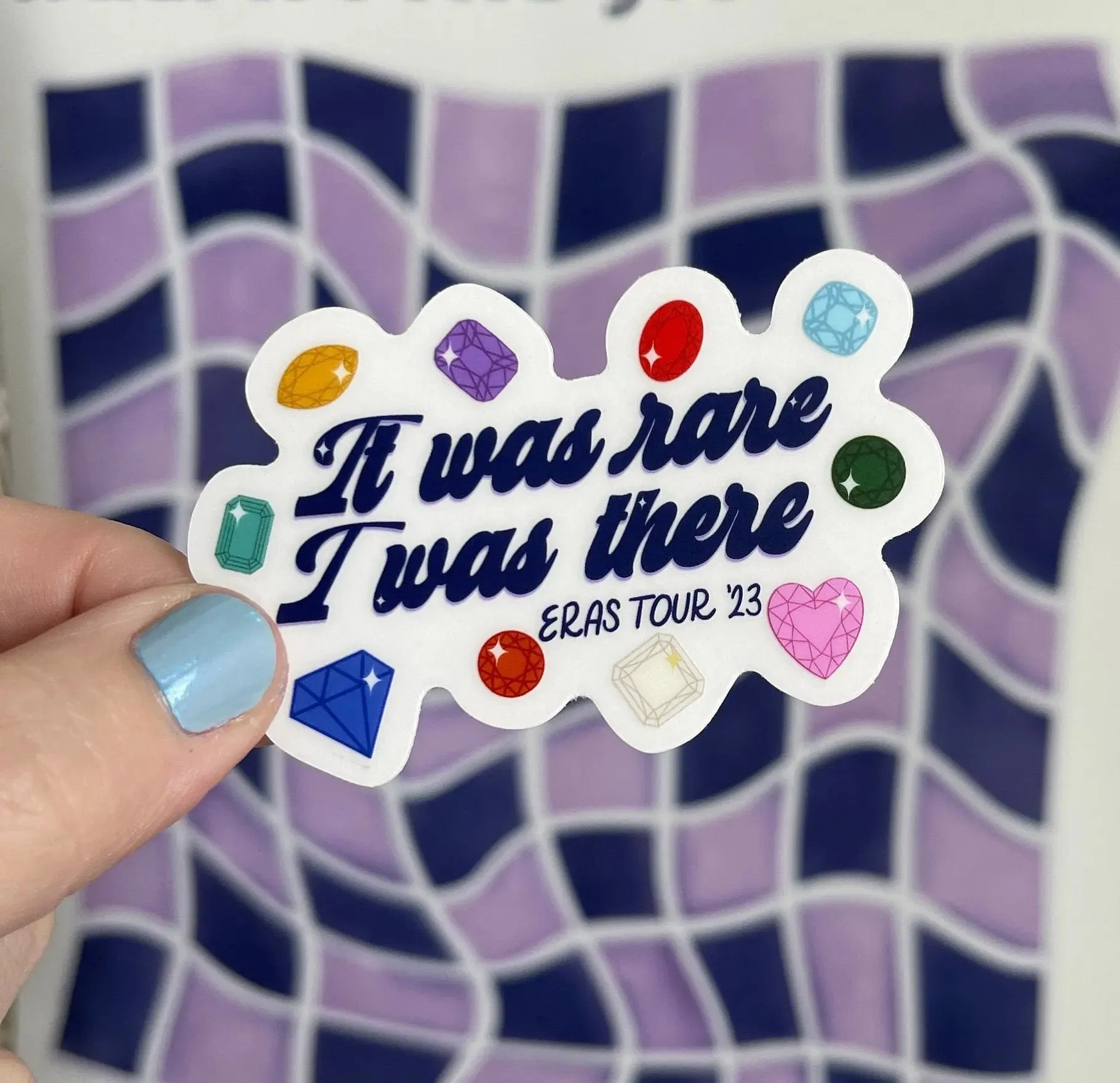 CLEAR It was rare I was there Eras tour memory sticker