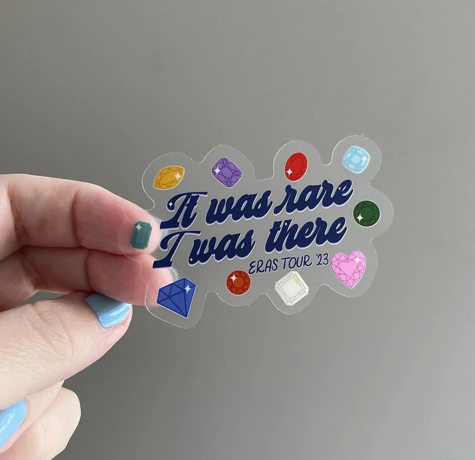 CLEAR It was rare I was there Eras tour memory sticker