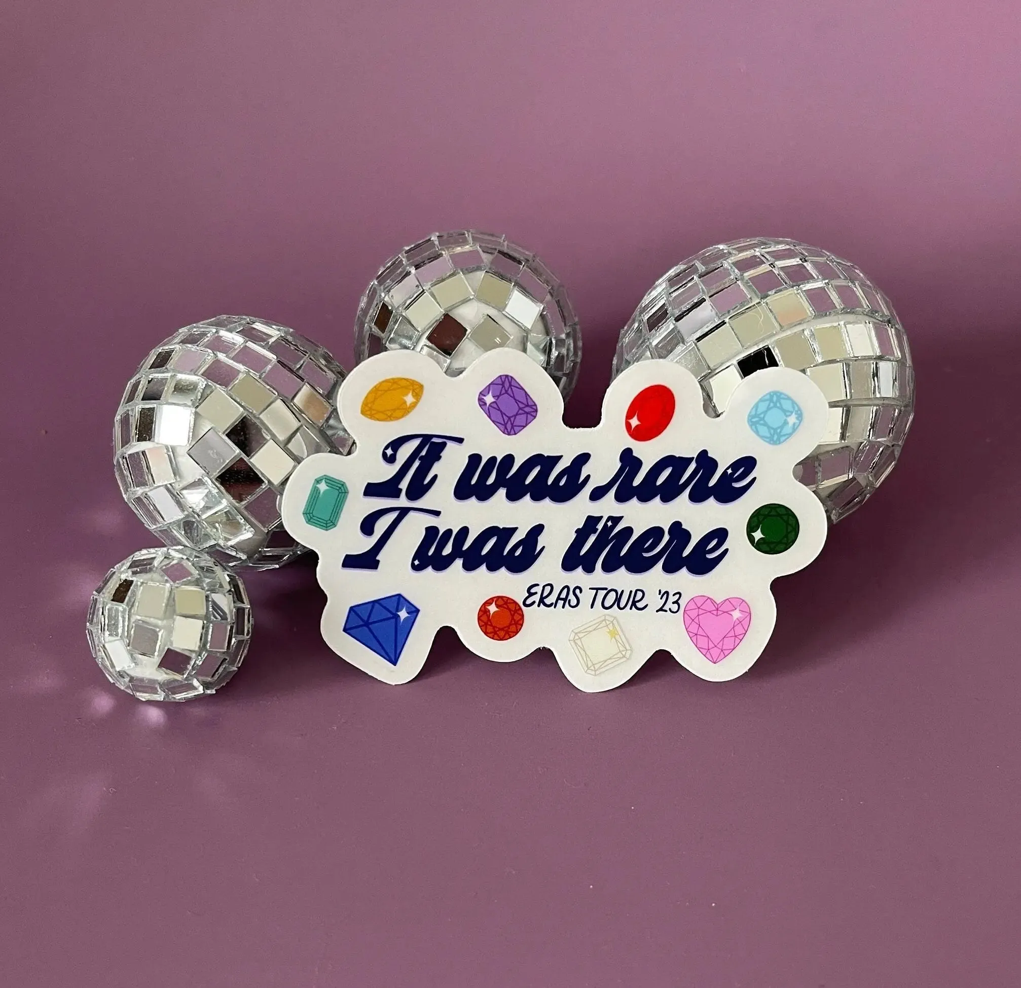 CLEAR It was rare I was there Eras tour memory sticker