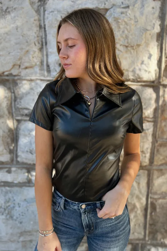 Cocktail Club Black Bodysuit