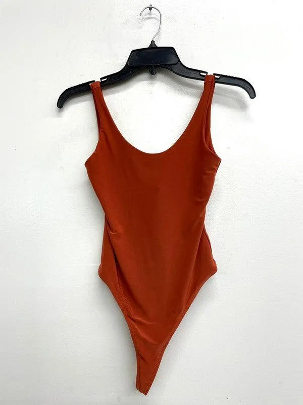 Double Layer Tank Thong Bodysuit