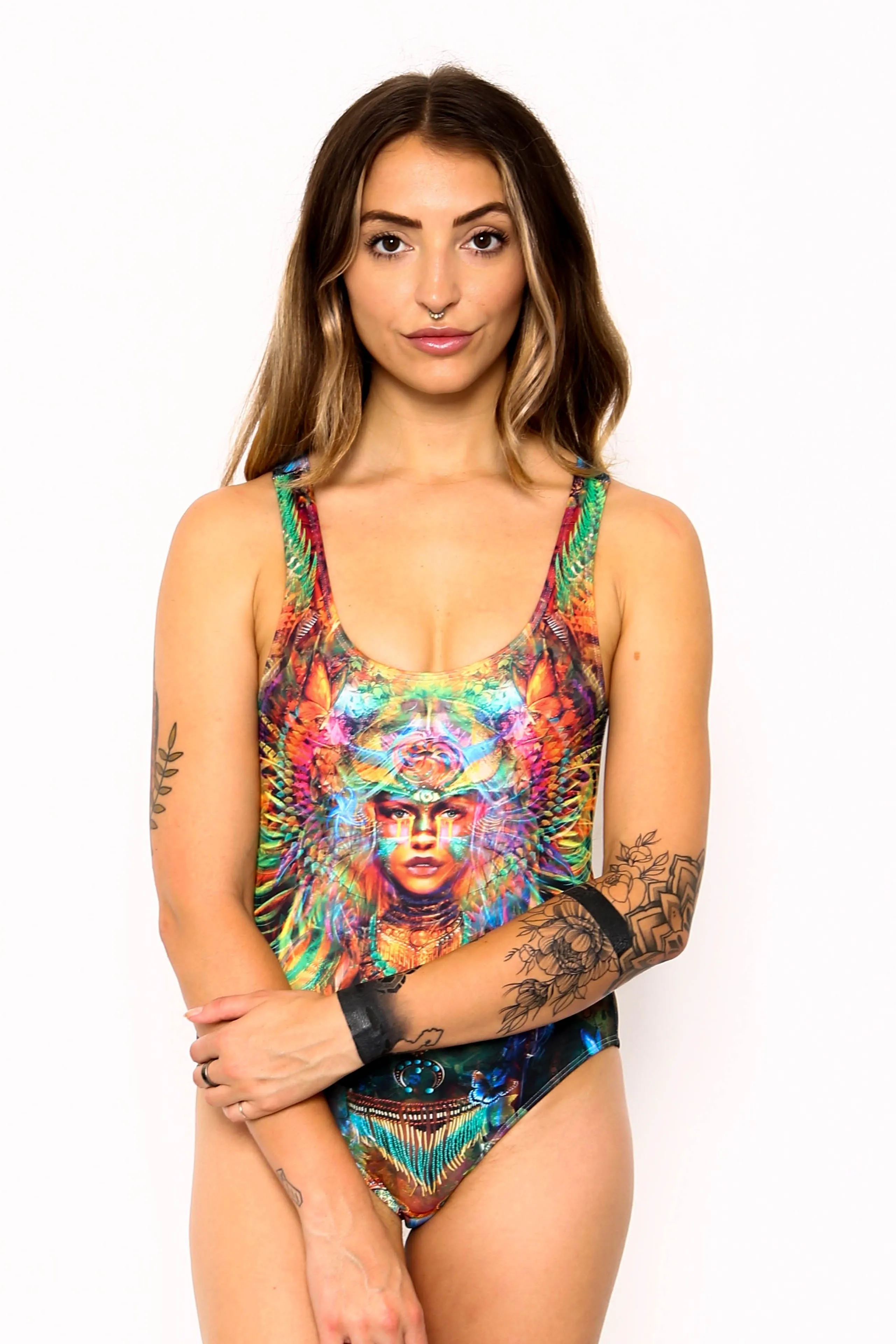 Earth Goddess Bodysuit Low Cut
