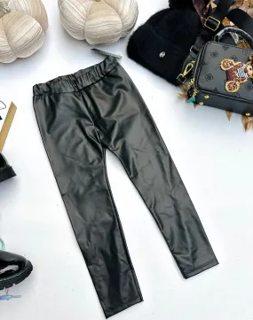 Eco leather leggings