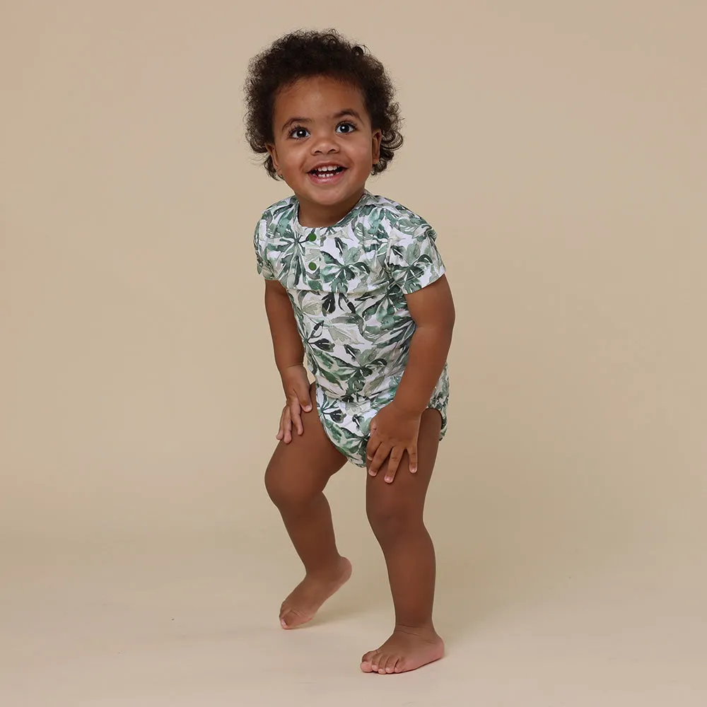 Evergreen Short Sleeve Organic Bodysuit