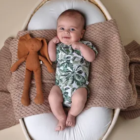 Evergreen Short Sleeve Organic Bodysuit