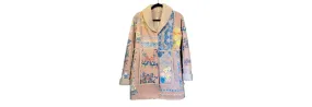 Faux Suede Fleece Lined Floral Jacket XS - Johnny Was