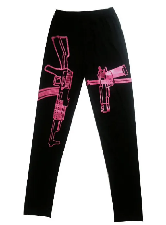 Female Fitness Leggings With Print