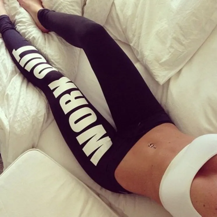 Female Fitness Leggings With Print