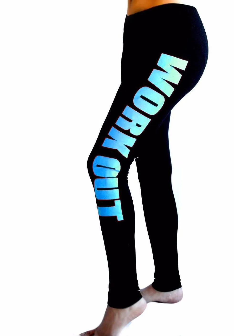 Female Fitness Leggings With Print