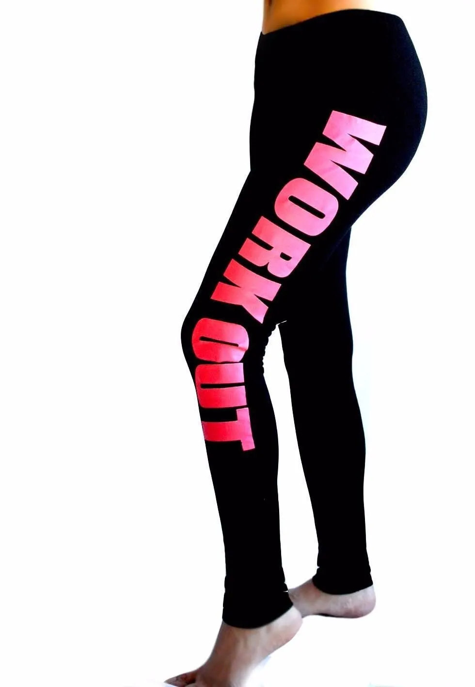 Female Fitness Leggings With Print