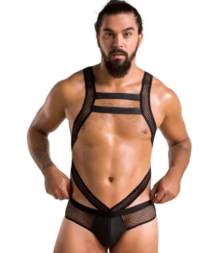 Fish Net Strap Bodysuit