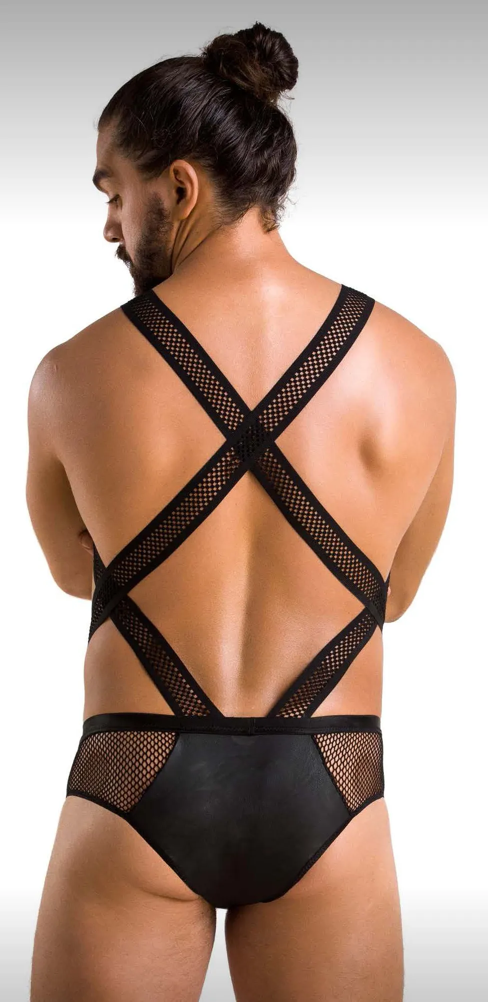 Fish Net Strap Bodysuit