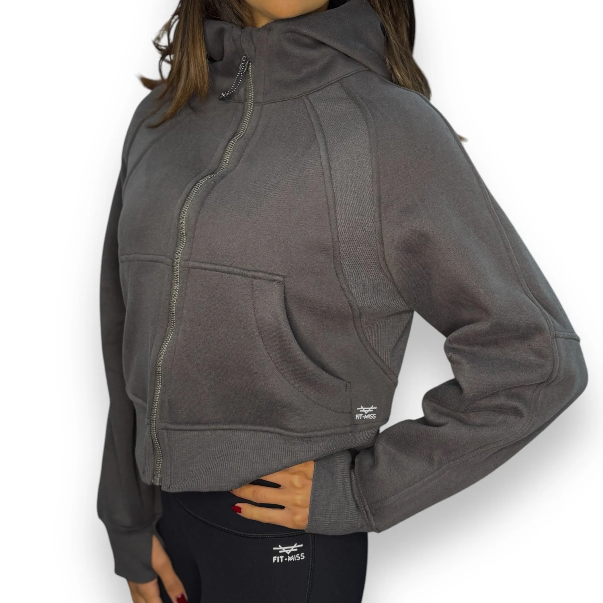 Fleeced Jacket - Graphite Grey