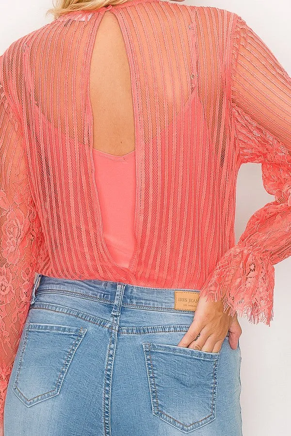 Floral Lace Bodysuit