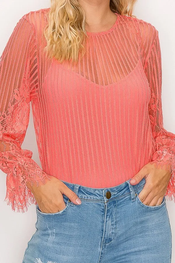 Floral Lace Bodysuit