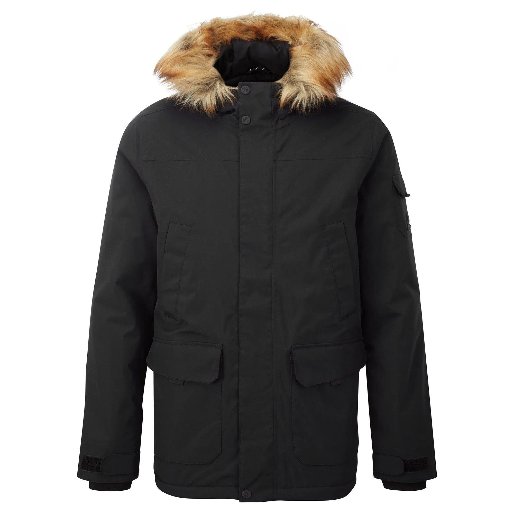 Garrick Mens Waterproof Parka - Black