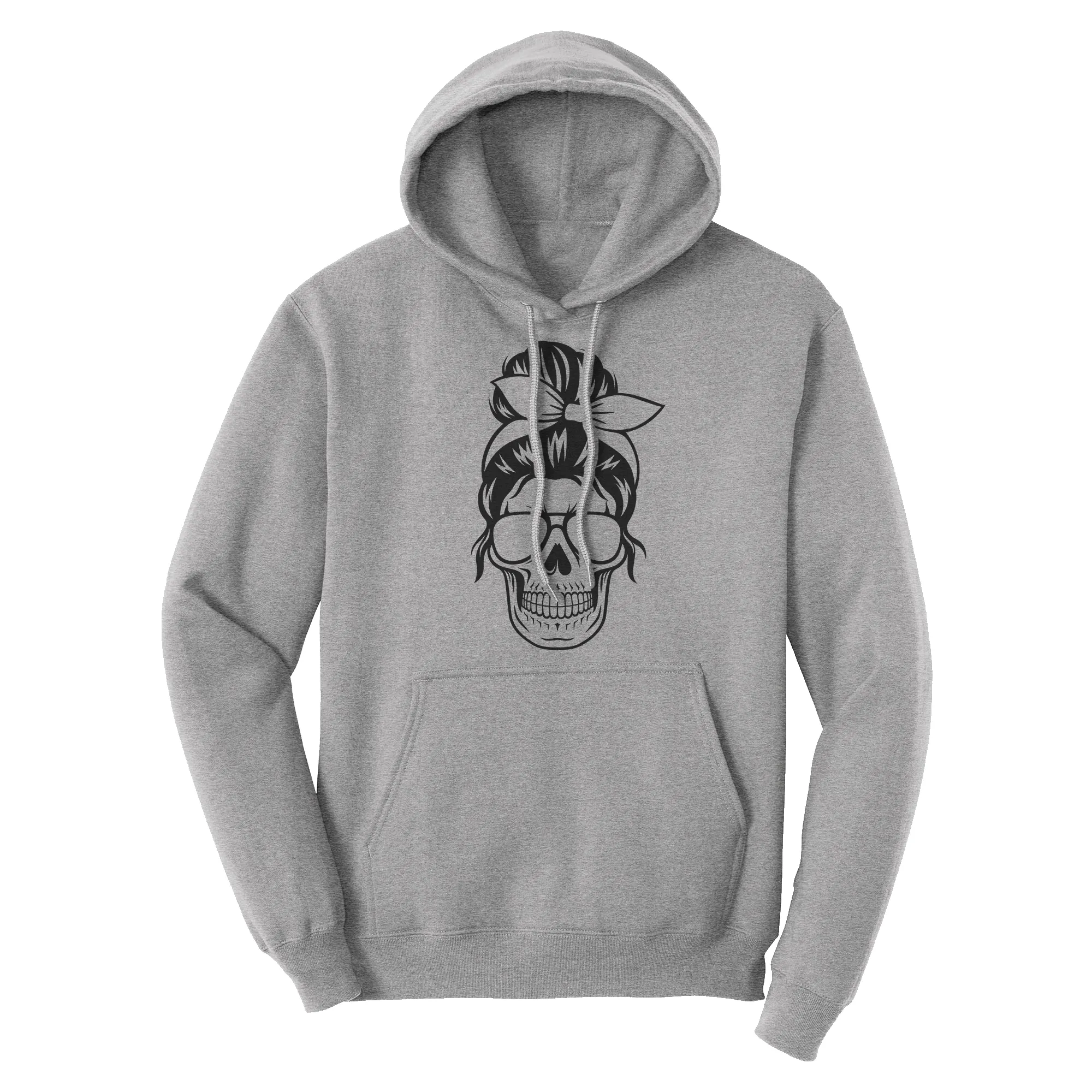 Girl Skull Blacked Out