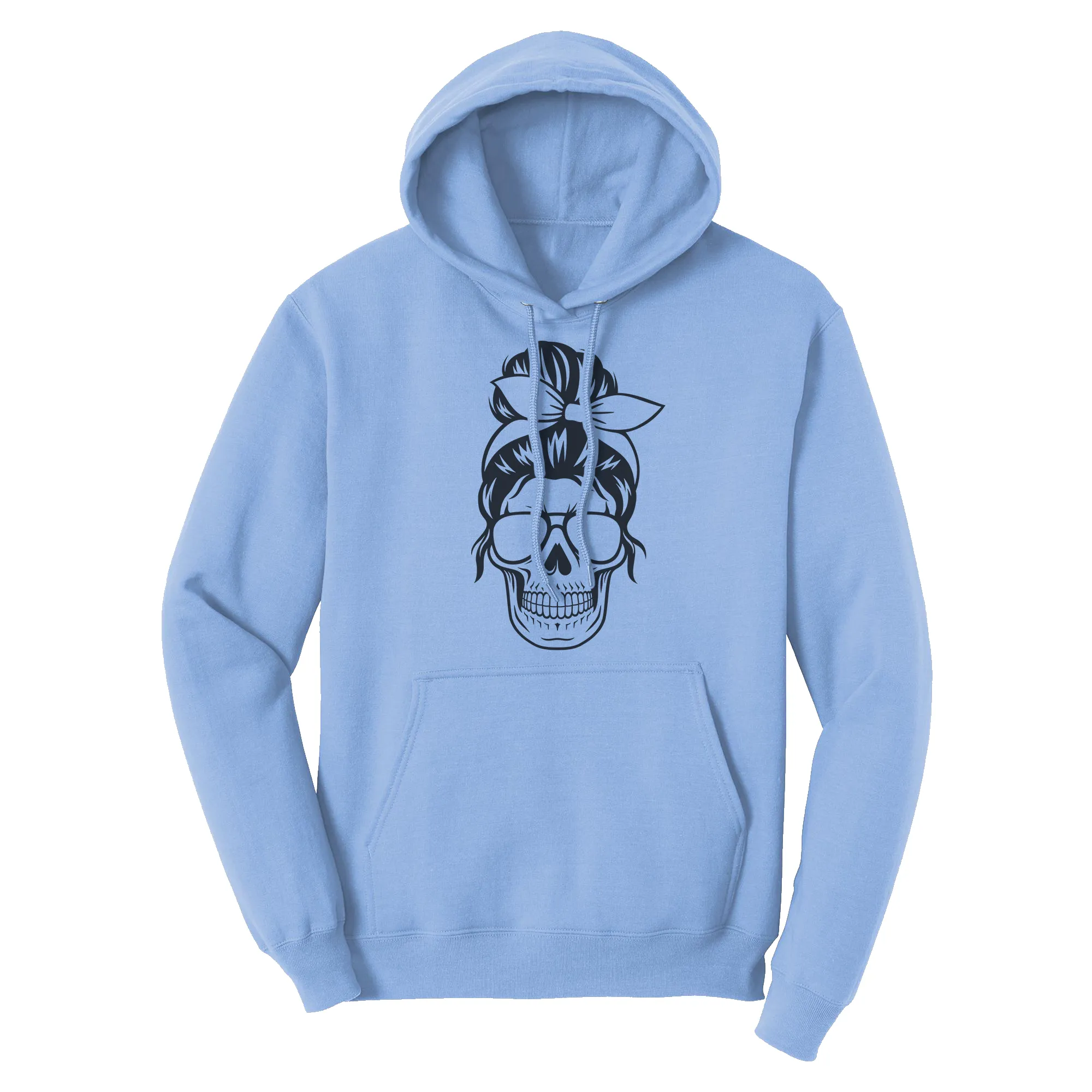 Girl Skull Blacked Out