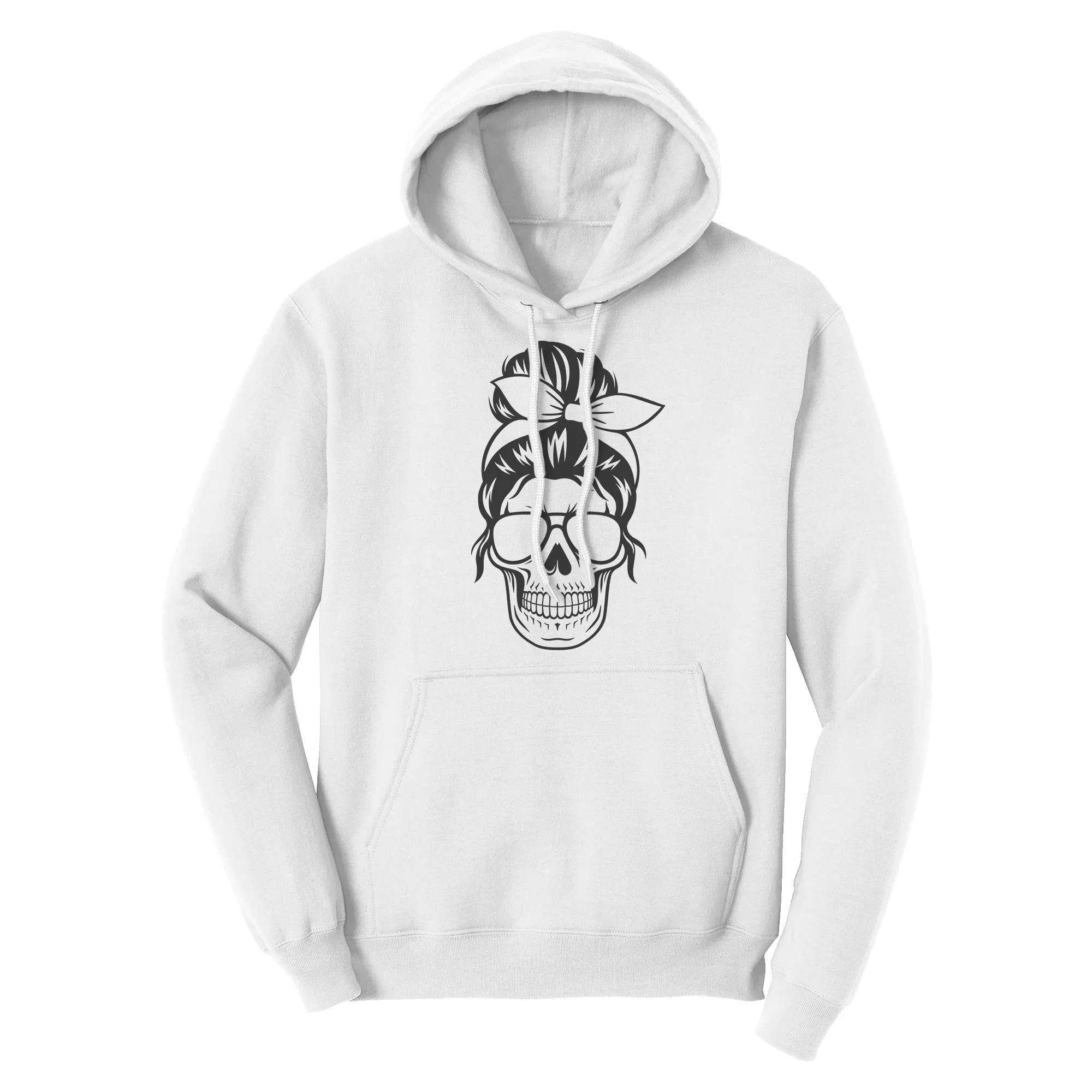 Girl Skull Blacked Out