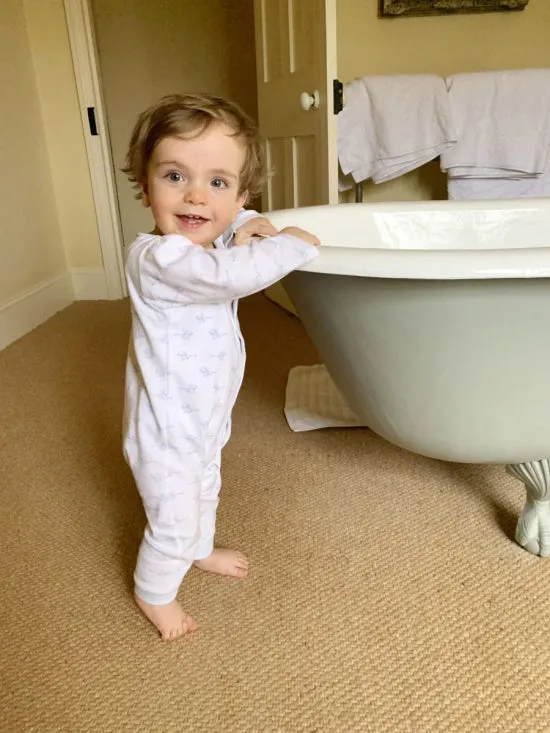 Grey Mouse Romper: Without feet