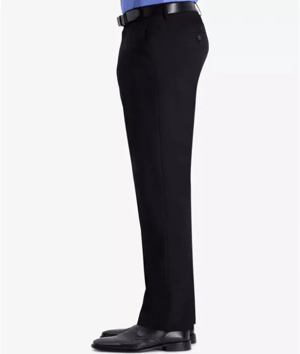 Haggar Mens Classic fit Dress Pants 36 / 29 Black