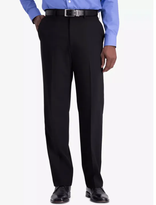 Haggar Mens Classic fit Dress Pants 36 / 29 Black