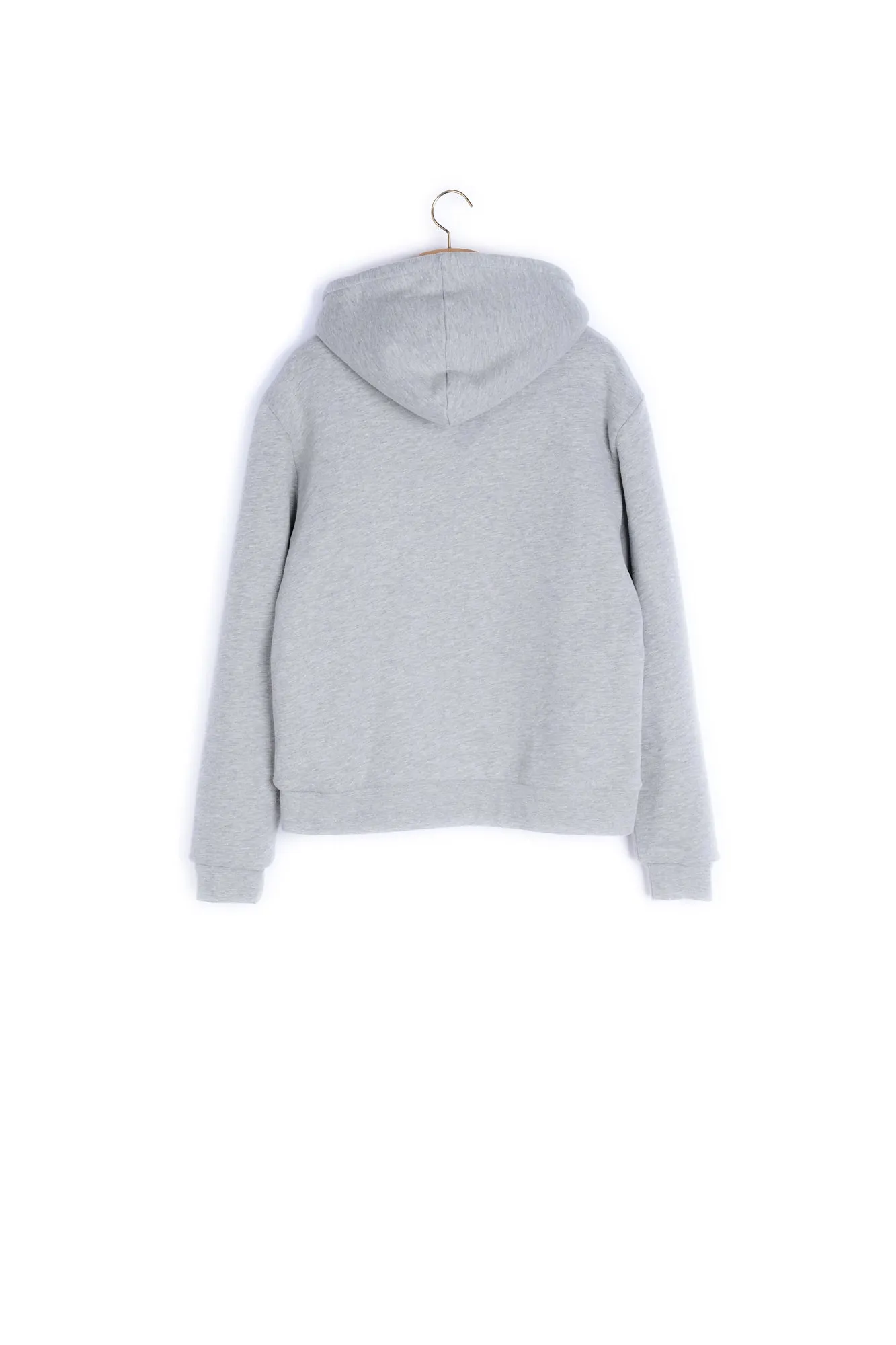 Hoodie sherpa zippé