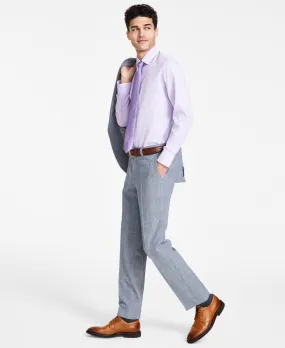 Hugo Boss Mens Modern fit Dress Pants 32 x 32 Grey Plaid