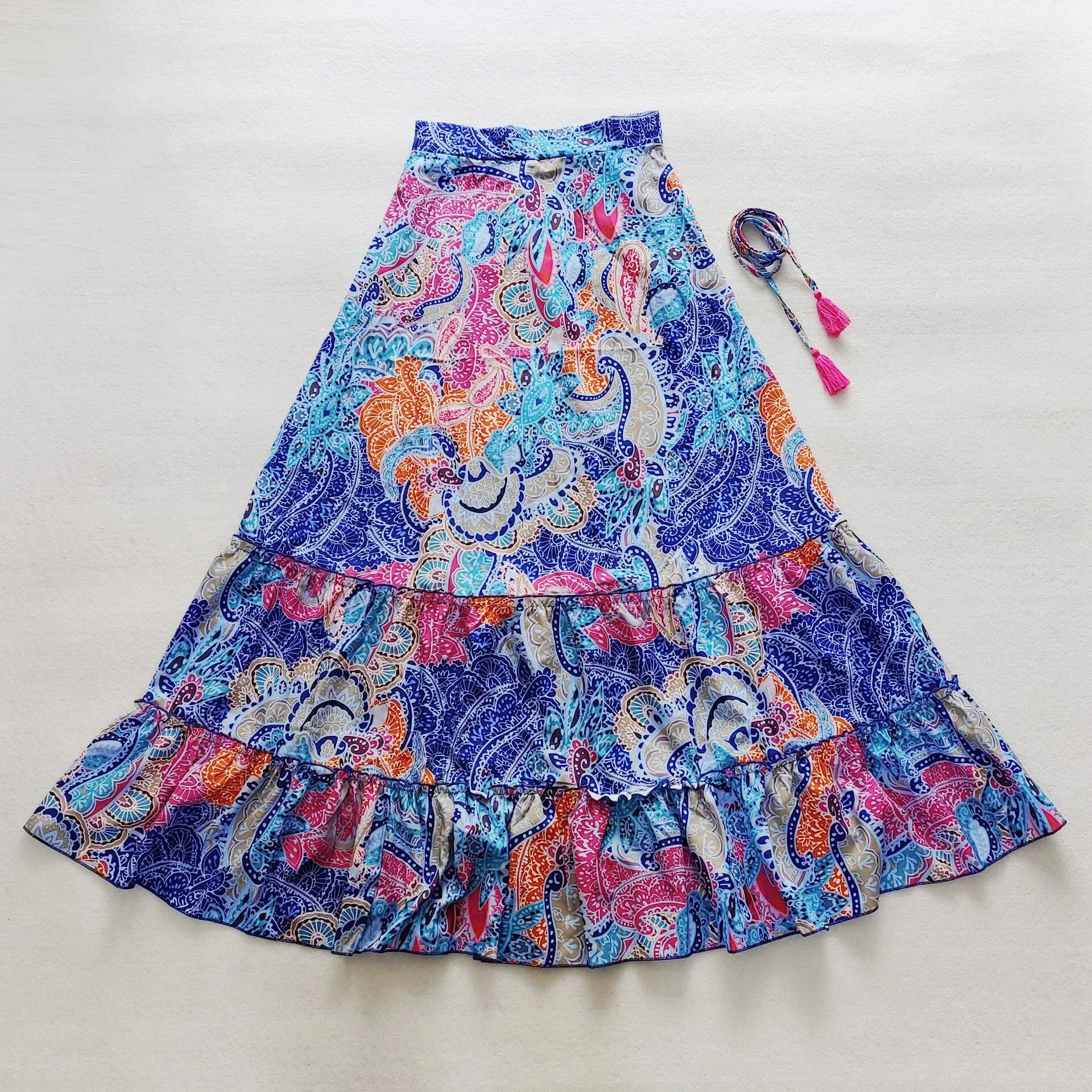 Jessie Floral Printed Maxi Skirt