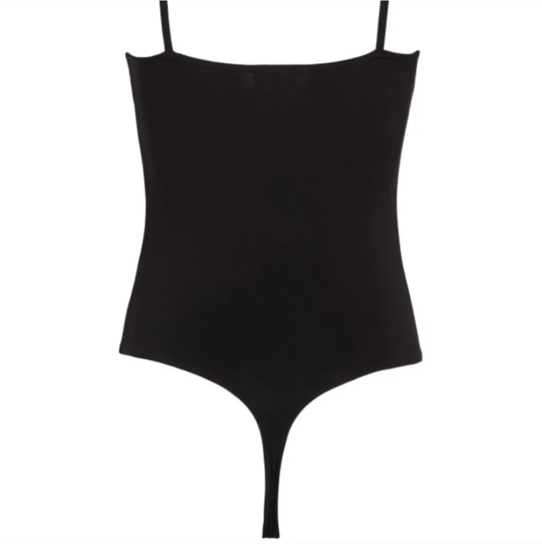LEITH Lace Trimmed Bodysuit