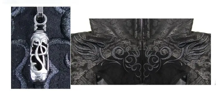 'Lorelai' Gothic Embroidered Overcoat