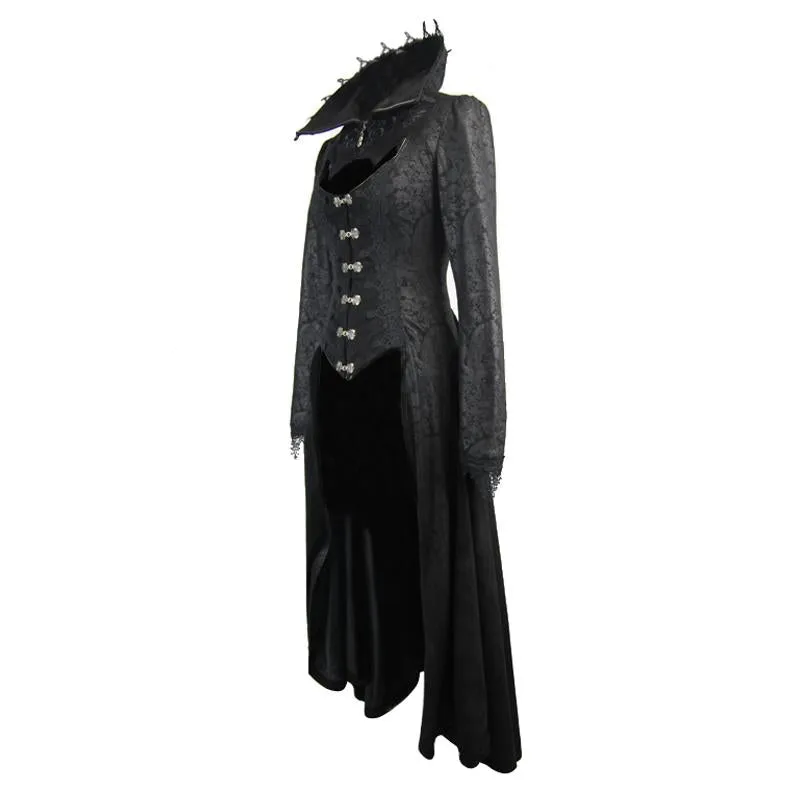'Lorelai' Gothic Embroidered Overcoat