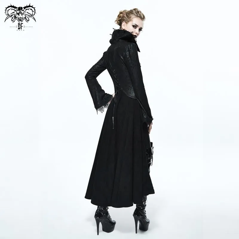 'Lorelai' Gothic Embroidered Overcoat