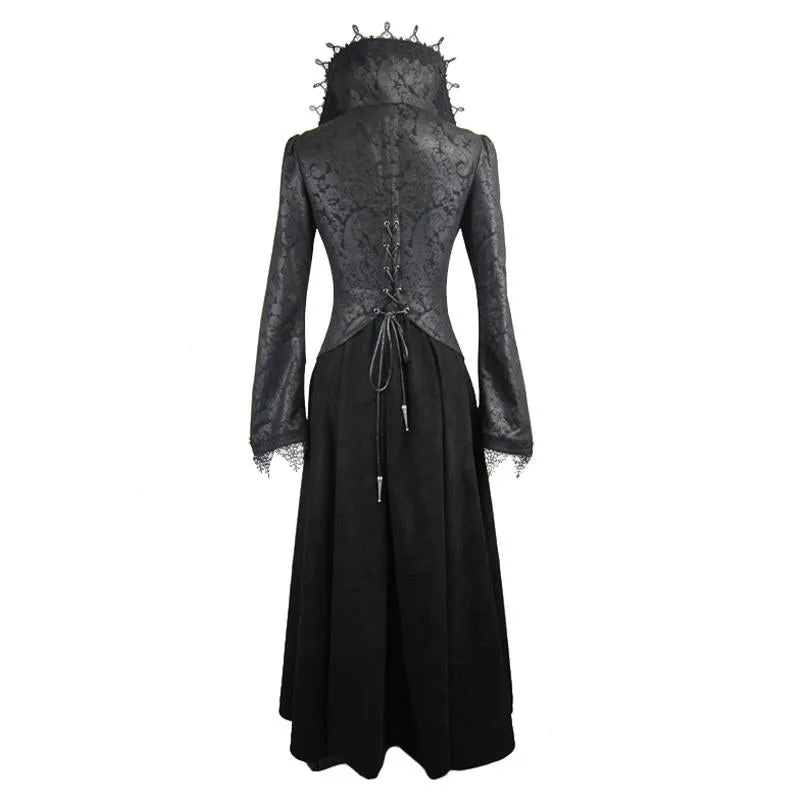 'Lorelai' Gothic Embroidered Overcoat