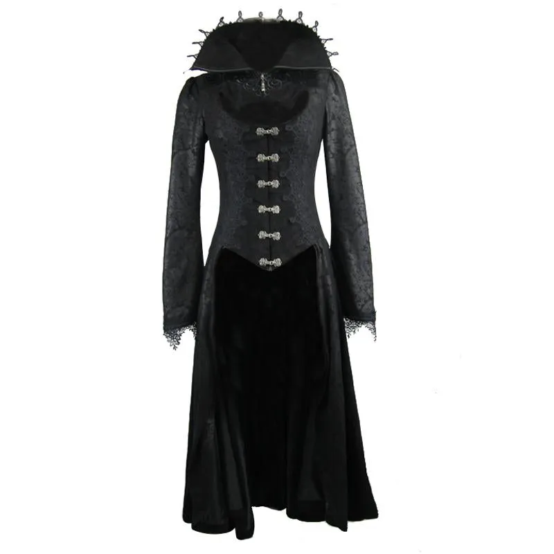 'Lorelai' Gothic Embroidered Overcoat